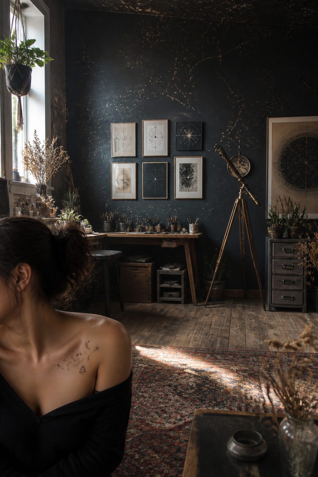 Fine Line Tattoos for Women: 8 Ideas for Minimal, Lasting Ink 2 Fine line celestial tattoos behind the ear and along the collarbone.
