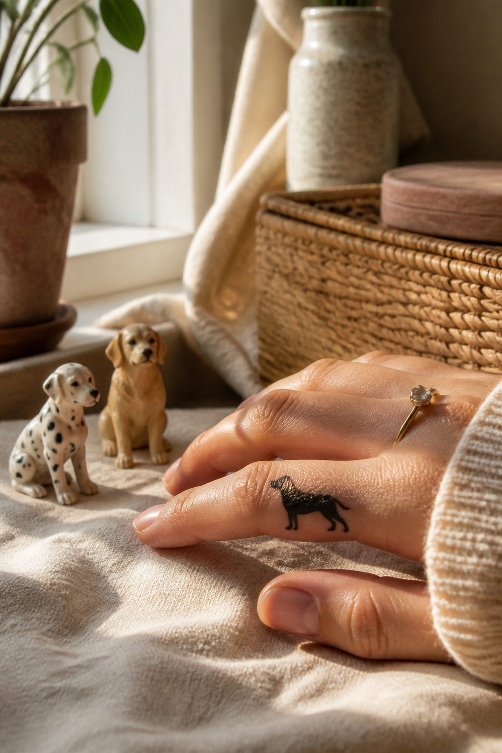 30 Finger Tattoo Ideas for Women: 2026 Guide to Tiny, Meaningful Ink 29 Animal silhouette tattoo on the side of an index finger.