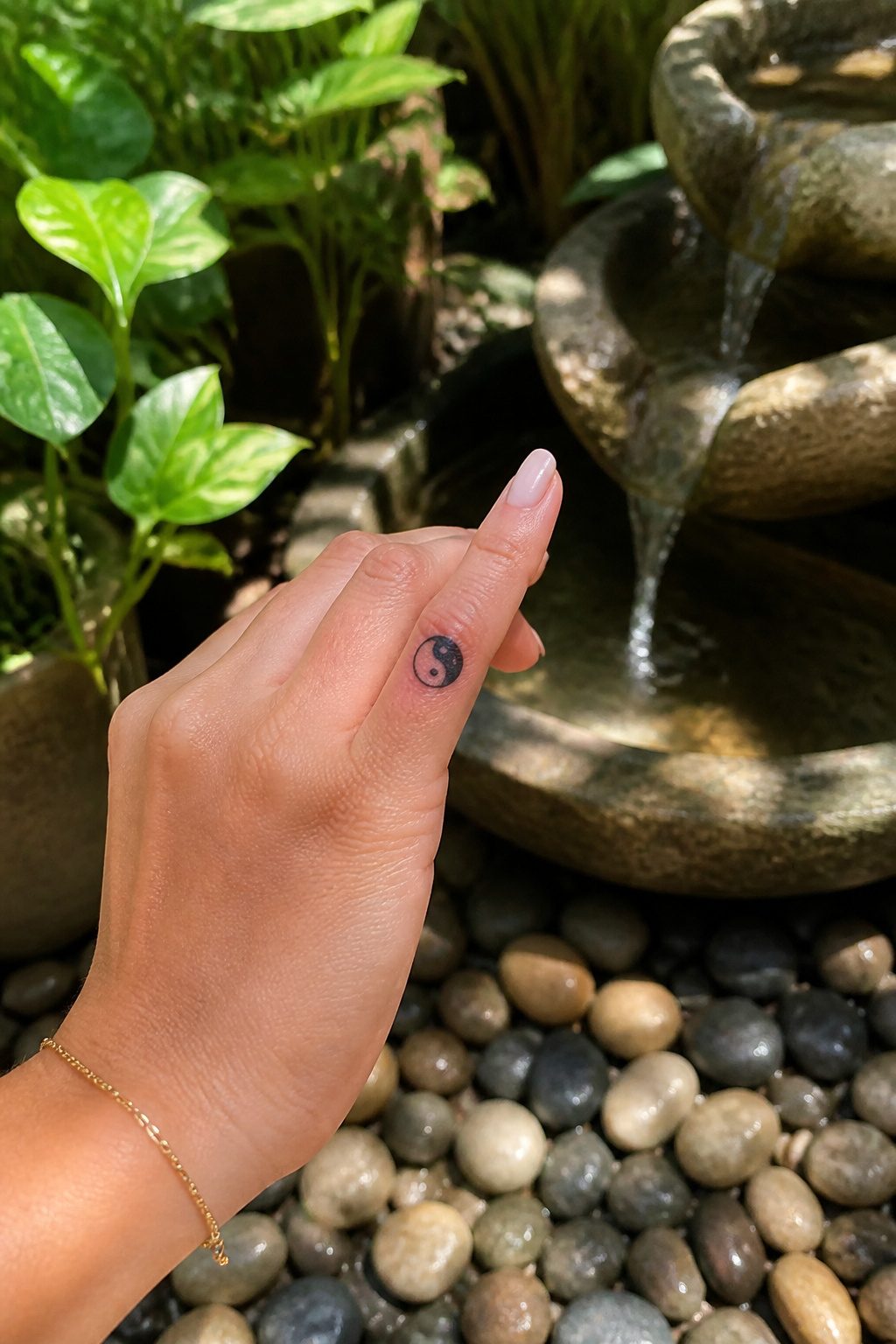 30 Finger Tattoo Ideas for Women: 2026 Guide to Tiny, Meaningful Ink 8 Yin yang tattoo on the side of a pinky finger.