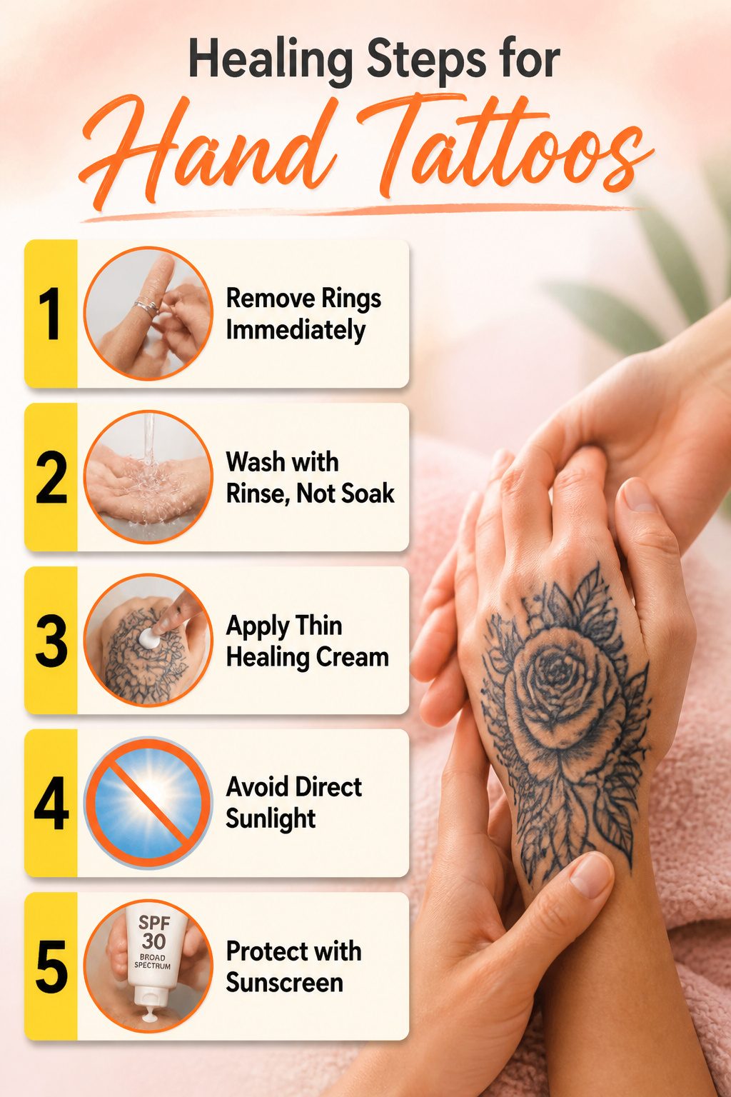 10 Hand Tattoo Ideas for Guys: Designs & Styles for 2026 13 Healing instructions for hand tattoos.