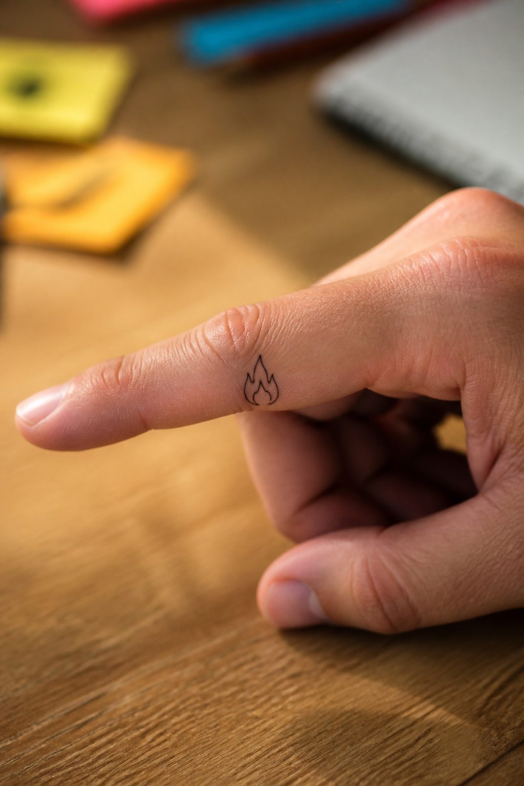 40 Small Tattoo Ideas for Men: Mini Designs That Mean Something 31 A small emoji tattoo on a man's skin.